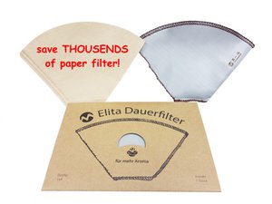 Coffee filter, permanent filter "Elita", stainless steel, size 2