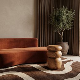 Tao teak sidebord/skammel - 35x35x45 cm