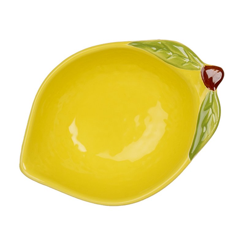 Schüssel Zitrone 100 ml Gelbe Keramik