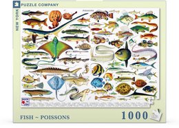New York Puzzle Company Puzzle Fish ~ Poissons - 1000 pieces