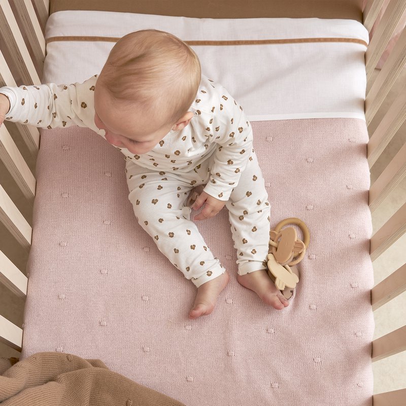 Blanket Mini Knots Soft Pink