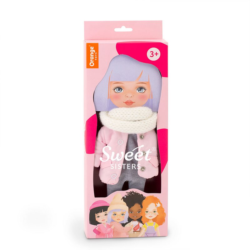 Soft toy, Sweet Sisters - Clothing set: Pink Jacket (35cm)