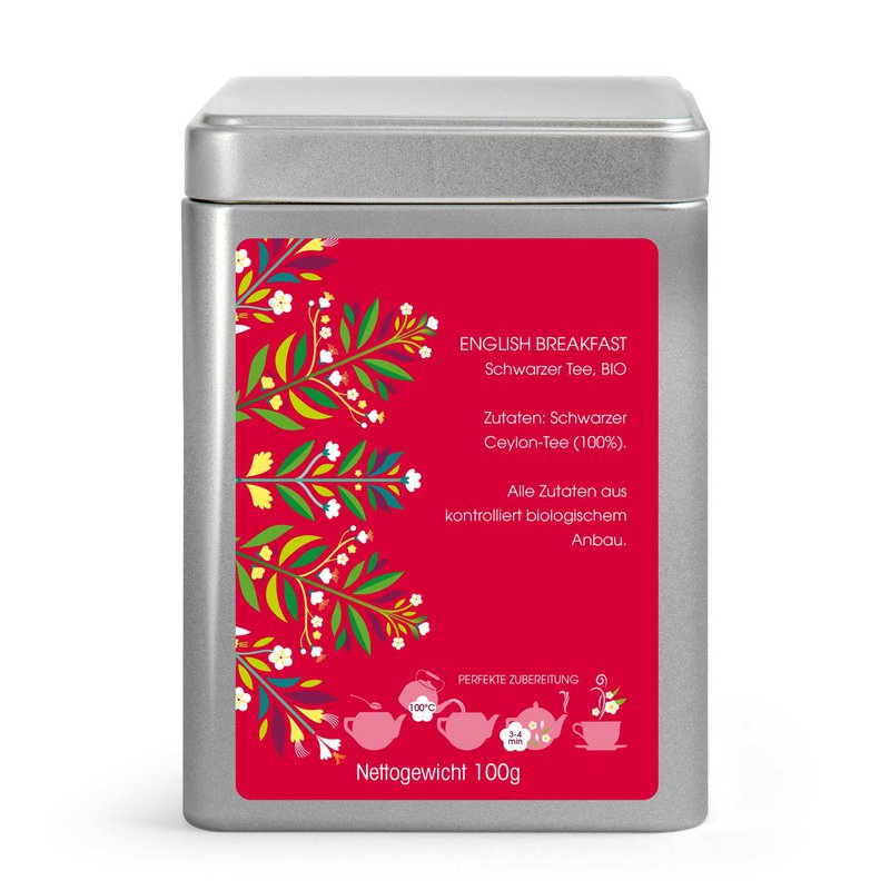 ETS - English Breakfast, BIO Fairtrade, Loser Tee, 100g Dose