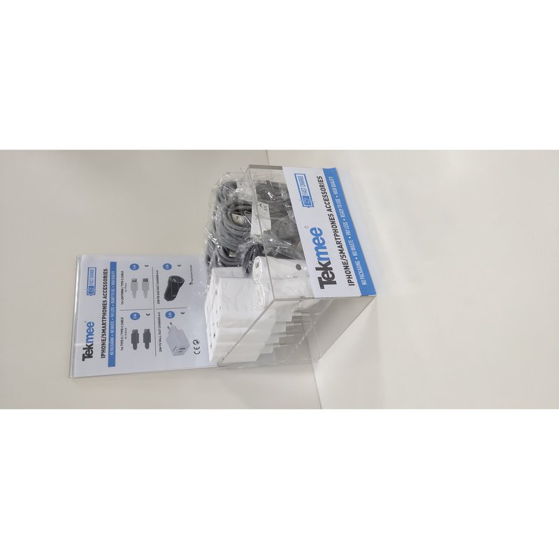 TEKMEE display 68 cables CARGA RÁPIDA