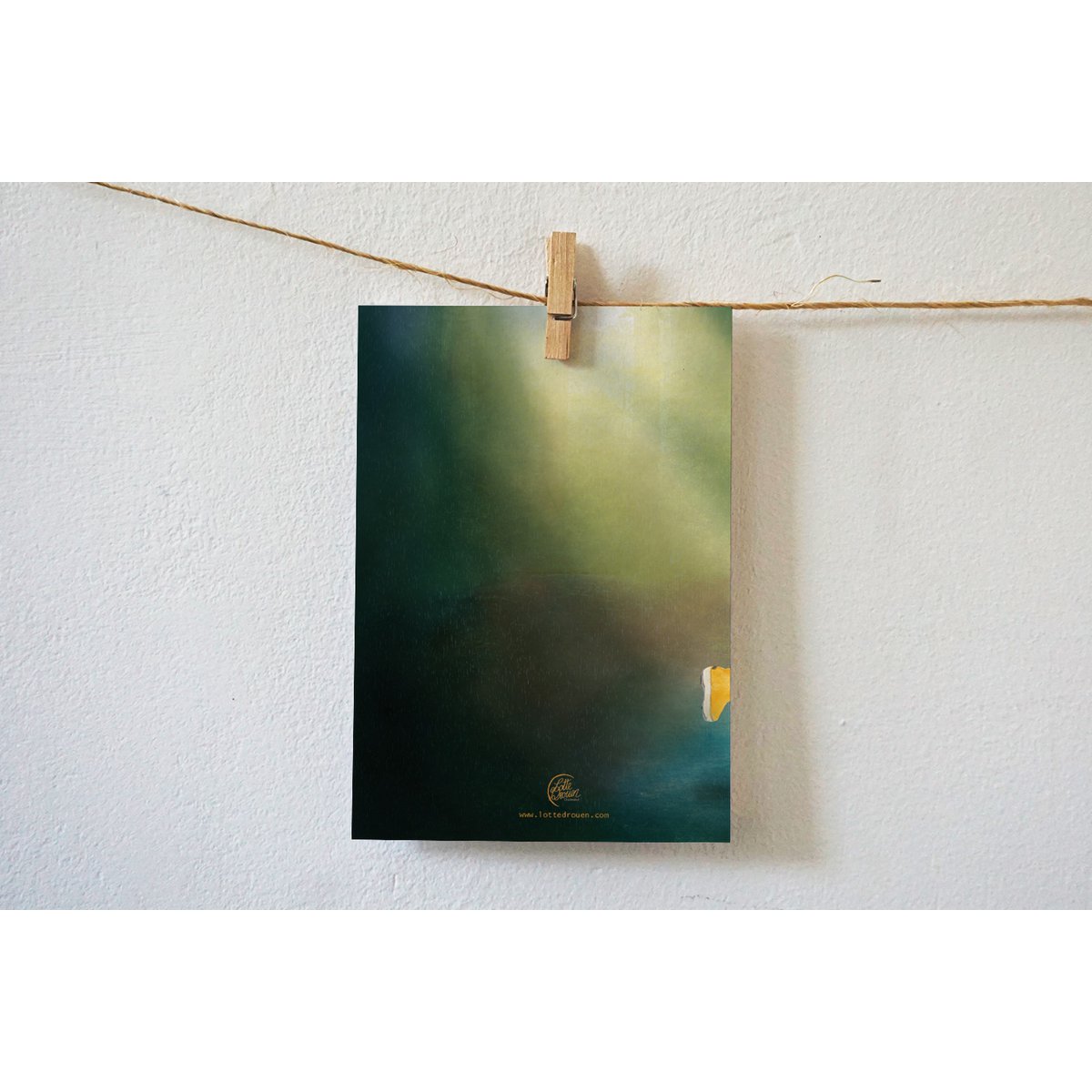 Greeting card Dancing in the rain