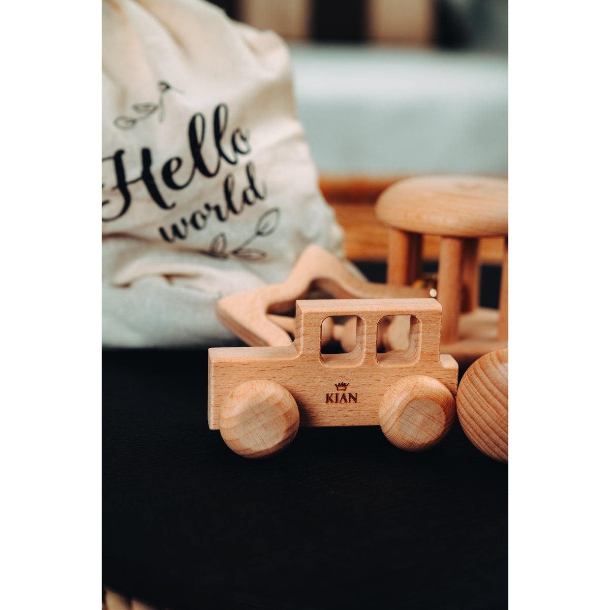 KIAN Family: Wooden toy set "Hello World"