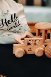 KIAN Family: Wooden toy set "Hello World"
