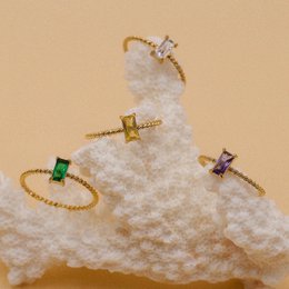 Corse - Dainty Zirconia flettede stableringe