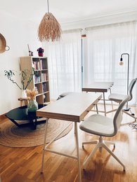 Rusty Rattan Lampshade Natural