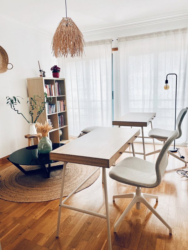 Rusty Rattan Lampshade Natural