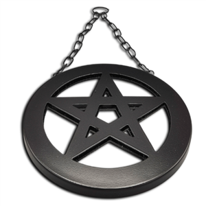 Metalen Hangende Wandspiegel Pentagram 18cm