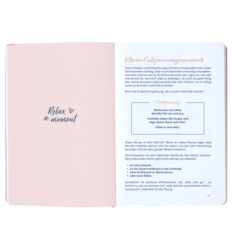 NEW MUM Self-Care Journal für Neumütter