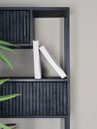 Kabinet Loek 210 x 80 cm - sort mango træ