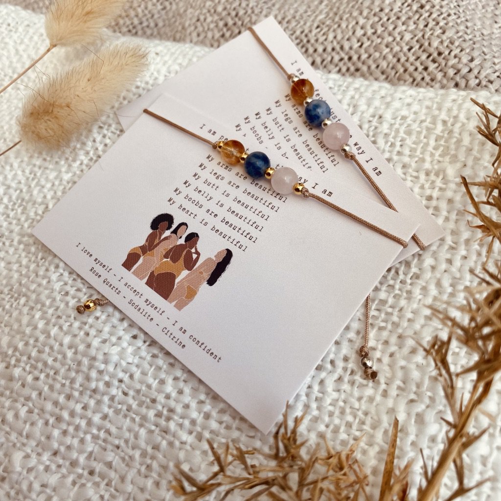Edelsteinarmband - Ich bin perfekt