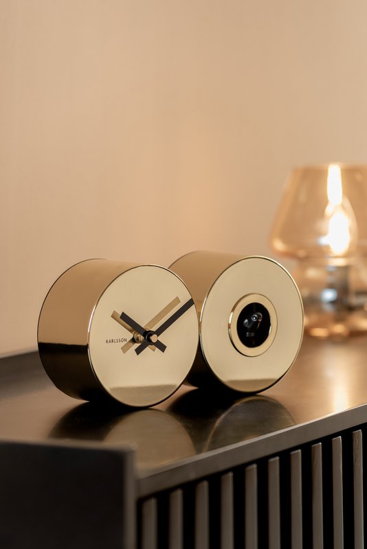 Reloj de Pared Duo Cuco Chapado