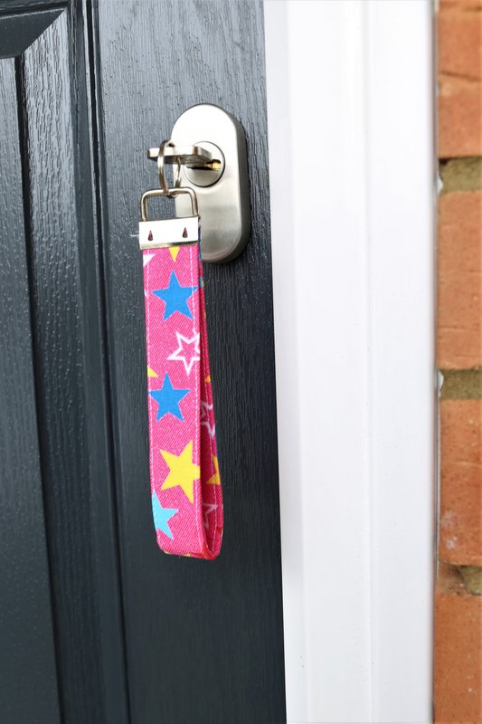 Key Fobs Wristlet, Handmade Key Fobs, Fabric Key Chain, Key Fob, Key Wristlet, Gift for Women, Gift for Men, Key Grip, Key Holder