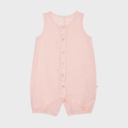 OrganicEra Mameluco de cáñamo orgánico para bebé, rosa