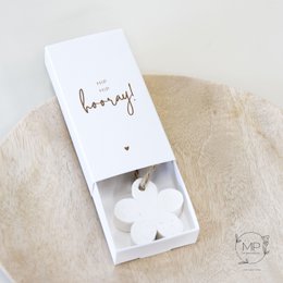 Lille gaveæske Hip hip hurra