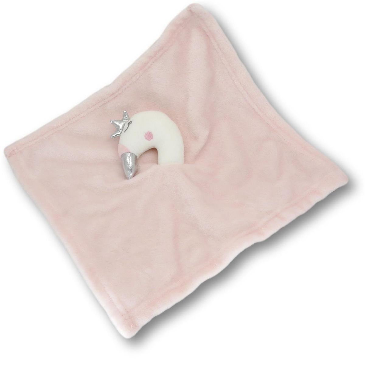 Cuddly towel swan pink - soft toy - cuddly animal - plush toy