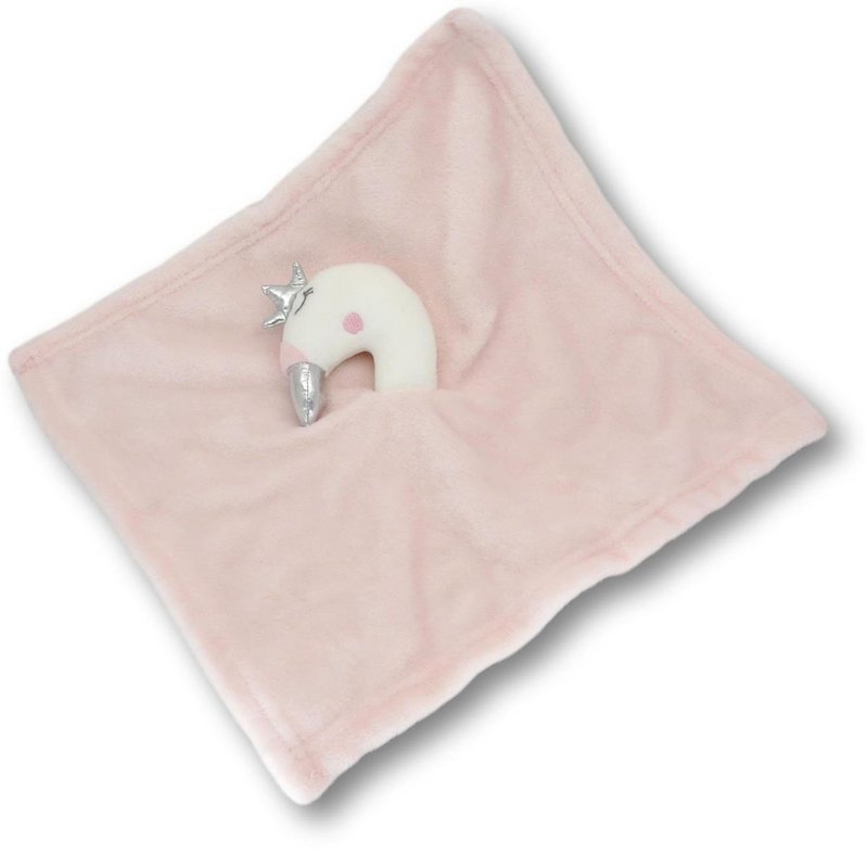 Przytulne ręcznik Swan Pink - miękka zabawka - przytulne zwierzę - pluszowa zabawka
