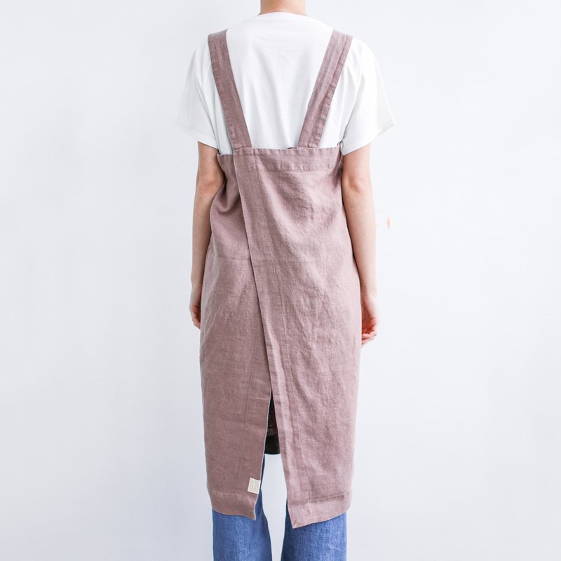 Tablier chasuble en lin Ashes of Roses