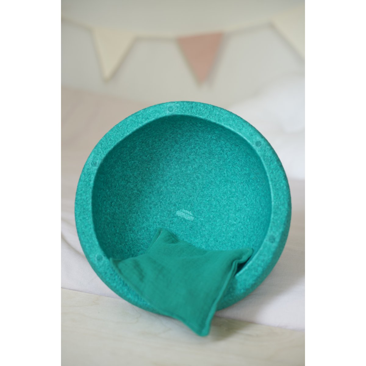 Pittenzakjes regenboog, sensory bean bag rainbow, kirschkernkissen regenbogen