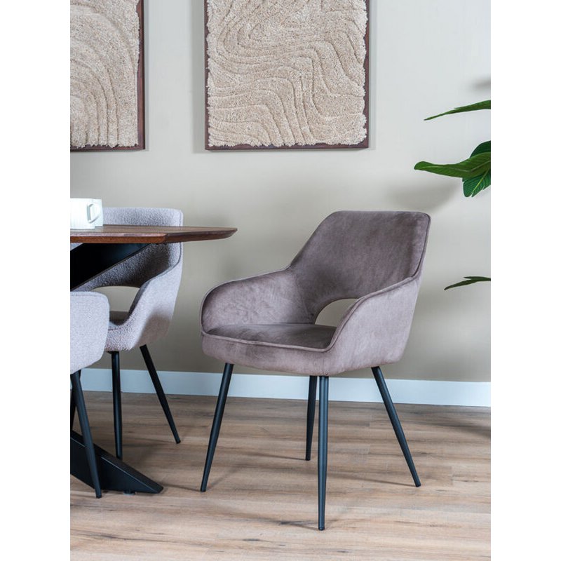 Spisestuestol Gina – Ramses – Taupe