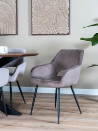 Spisestuestol Gina – Ramses – Taupe