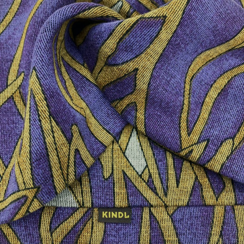 Bandeau Twist - Or et Lila, Jersey Ponte