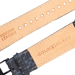 Apple Watch bracelet python navy blue (adapter black)