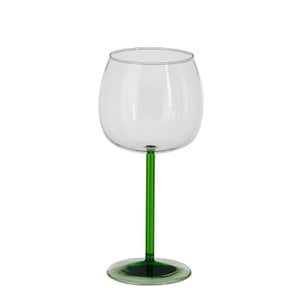 Riga wine glass green