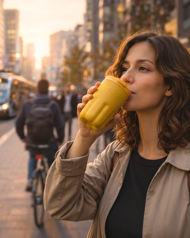 THE SPARK | Insulated Travel Mug | Pulse Yellow