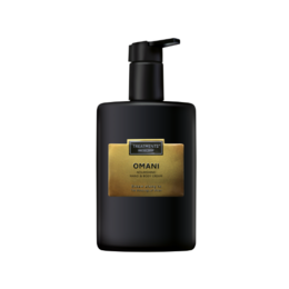 Nourishing hand and body cream with a rich, luxurious formula containing Omani ingredients. Moisturizes and softens skin.