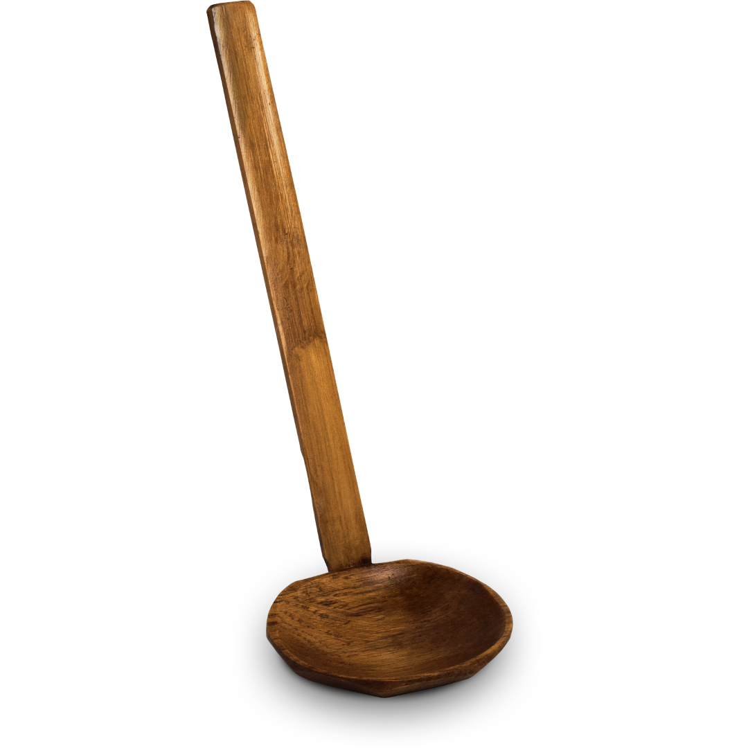 Edo Ramen Spoon 18cm, bamboo