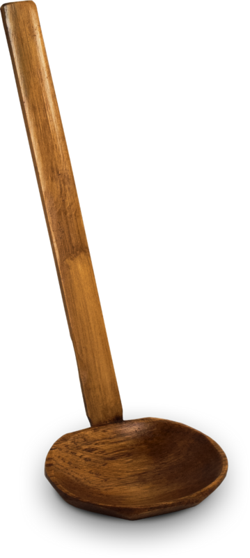 Edo Ramen Spoon 18cm, bamboo