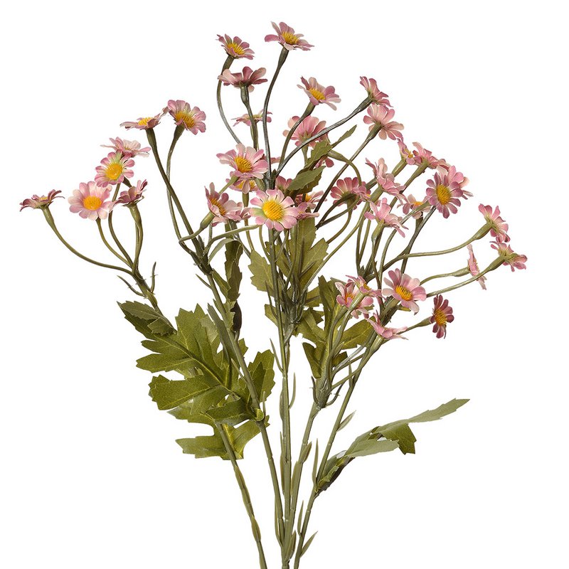 Artificial flower 60 cm pink plastic