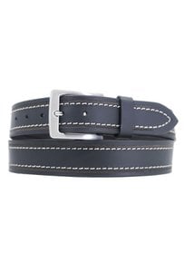 Großer Gürtel aus Büffelleder PF1907 schwarz