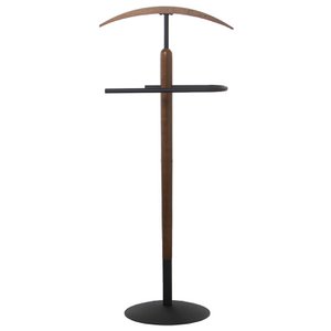 GALAN METAL/WOOD BLACK/WALNUT 43X34X108CM, RUBBER WOOD LL84253