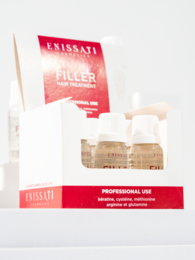 Intense repair ampoule hair care enriched with amino acids: Box of 6 ampoules