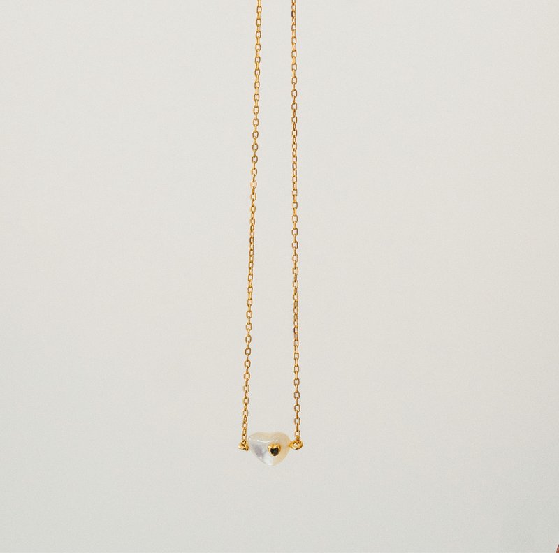 Heart in the Heart Pregnancy Collection x Fertility Mother of Pearl 925 Sølv 18k forgyldt