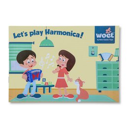 Accordeon - Rood met Muziekboek