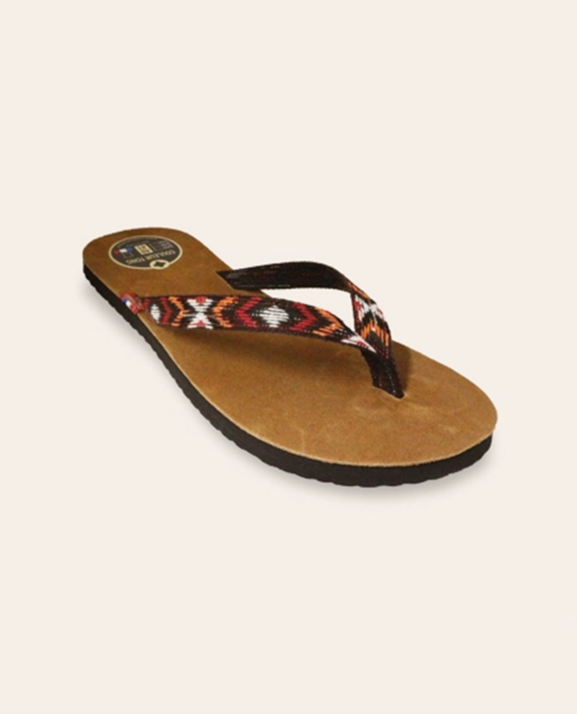 Flip Flop / Flip Flop Læder MAYA Sand