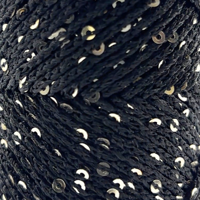 Sensy Paillette Macrame Cord - 109 Yards 100% polyester