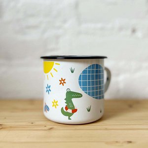 Enamel mug | pool
