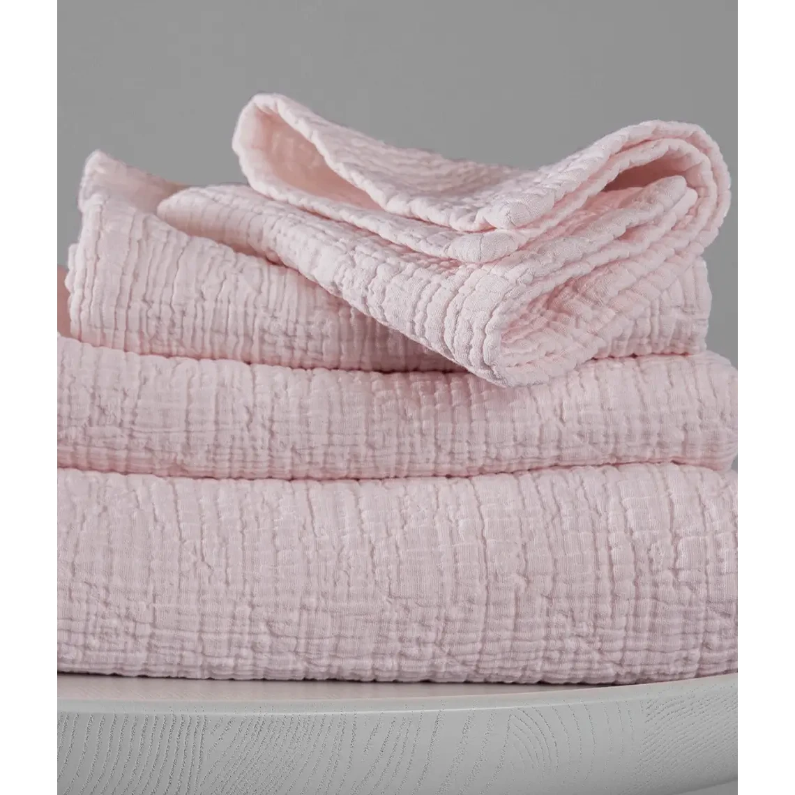 Badezimmerhandtuch Orion Solid Pink Mist