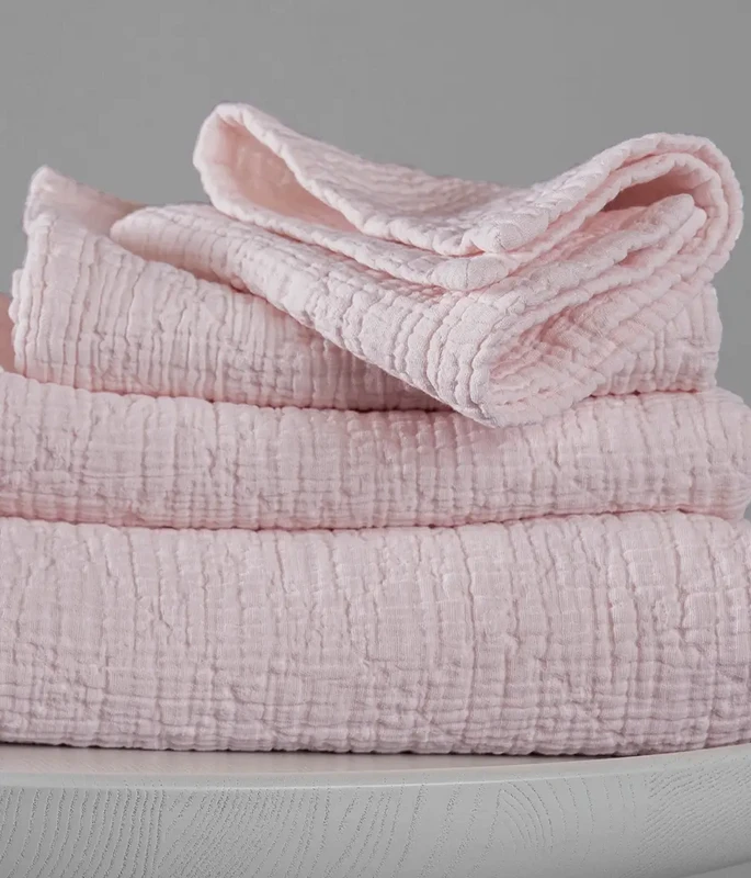 Badezimmerhandtuch Orion Solid Pink Mist