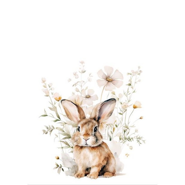 Duurzame kaart - Cute bunny