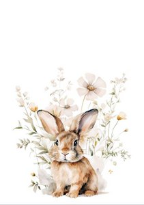 Nachhaltige Karte – Süßer Hase