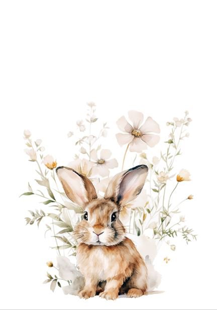 Duurzame kaart - Cute bunny