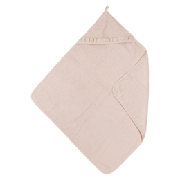 Bath cape terry cloth Ruffle Soft Pink